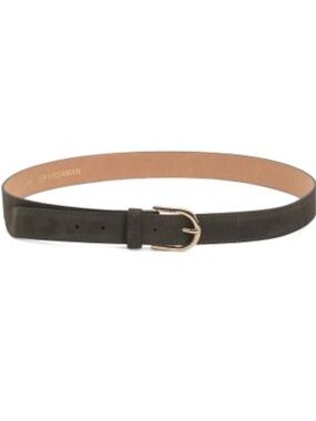 PERSAMAN Green Suede Belt